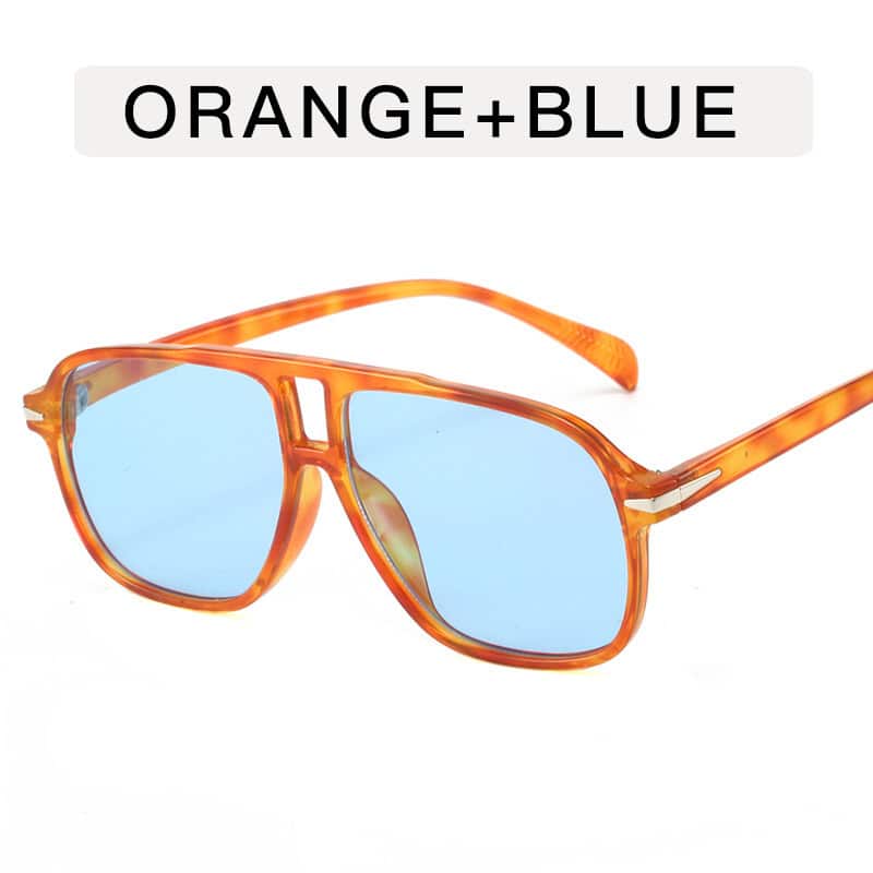 Retro Fliegender Leopardenmuster Stilvolle Sonnenbrille