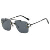 Damenmode Einfache Retro Quadratische Sonnenbrille