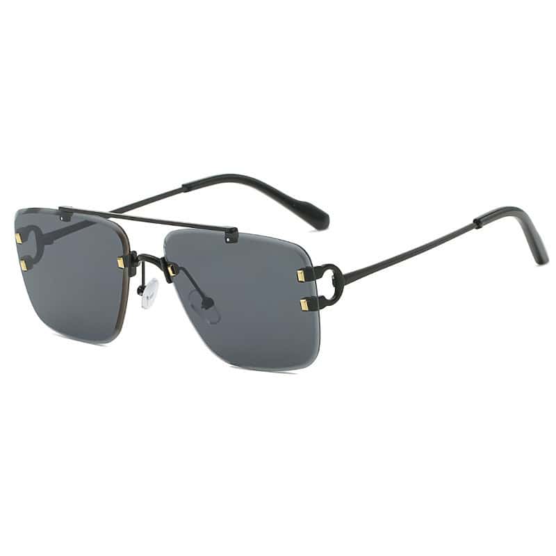 Damenmode Einfache Retro Quadratische Sonnenbrille
