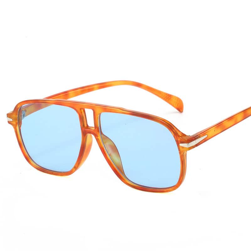 Retro Fliegender Leopardenmuster Stilvolle Sonnenbrille