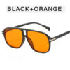 Retro Fliegender Leopardenmuster Stilvolle Sonnenbrille