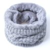Baumwollkragen Warmer Schal Damen Kleidung