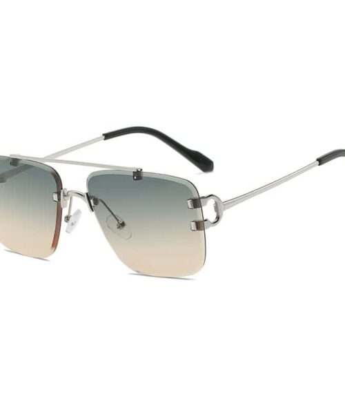 Damenmode Einfache Retro Quadratische Sonnenbrille