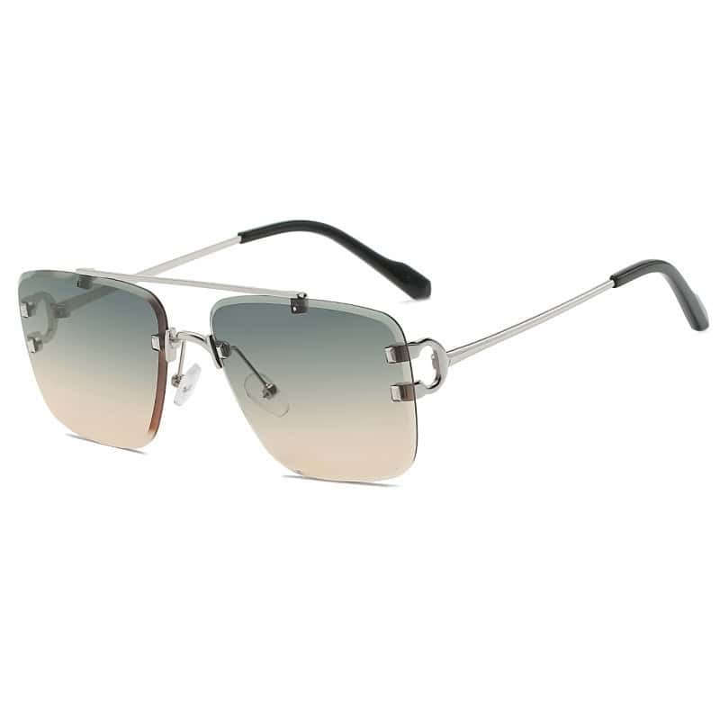 Damenmode Einfache Retro Quadratische Sonnenbrille