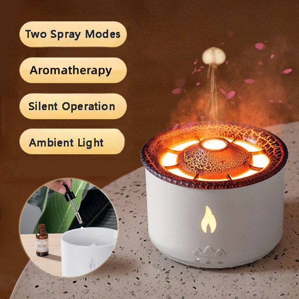 Kreativer Ultraschall-Vulkan-Aromatherapie-Diffusor für ätherische Öle