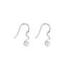 S925 Silber Spiralperlenohrringe für Damen