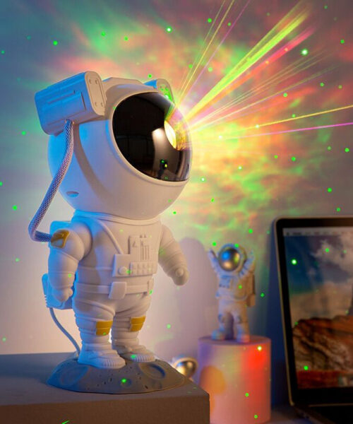 Astronaut Galaxy Star Projektor Nachtlicht USB Lampe