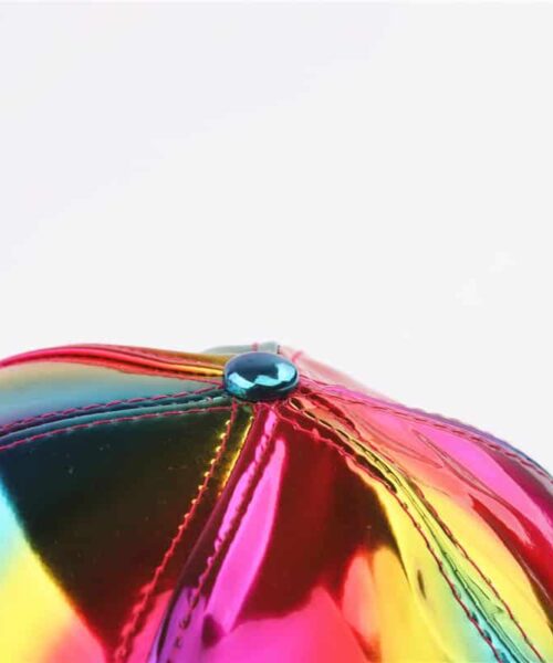 Neues Produkt PU Pure Color Light Version Laser Baseball Cap