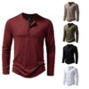 Herrenbekleidung Langarm-T-Shirt Mode