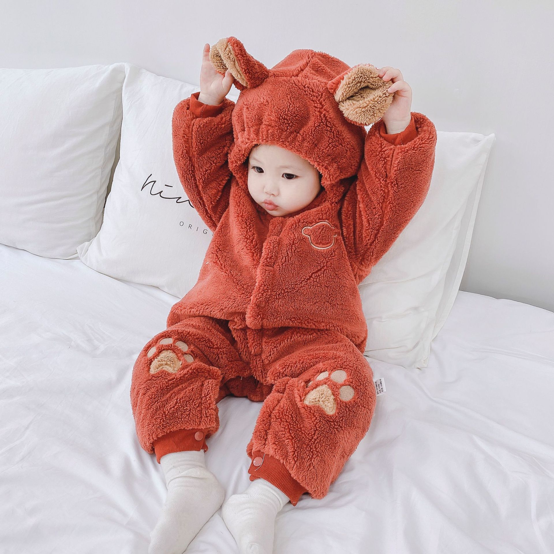 Babykleidung Strampler Baby gesteppt
