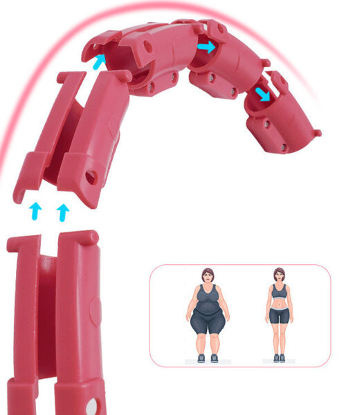Verstellbarer Fitnessring für Bauch- und Bauchmuskelübungen. Gewichtsverlust