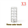 Nordic Crystal USB Tischlampe Touch Dimming Rose Projektor
