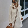 Frauen Kleidung Winter Warm Tasche Pelzmantel