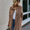 Frauen Kleidung Winter Warm Tasche Pelzmantel