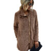 Frauen Kleidung Winter Warm Tasche Pelzmantel