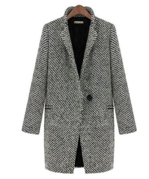 Damen Langer Winter-Kapuzenjackenmantel für Damenmäntel