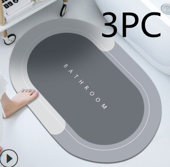 Saugfähige und schnell trocknende Bodenmatte für das Badezimmer