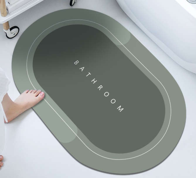 Saugfähige und schnell trocknende Bodenmatte für das Badezimmer