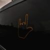 LED-Gestenlicht für Autos – lustiges ferngesteuertes Schild