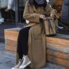 Pulloverjacke mit Strickjacke im lockeren Design-Stil