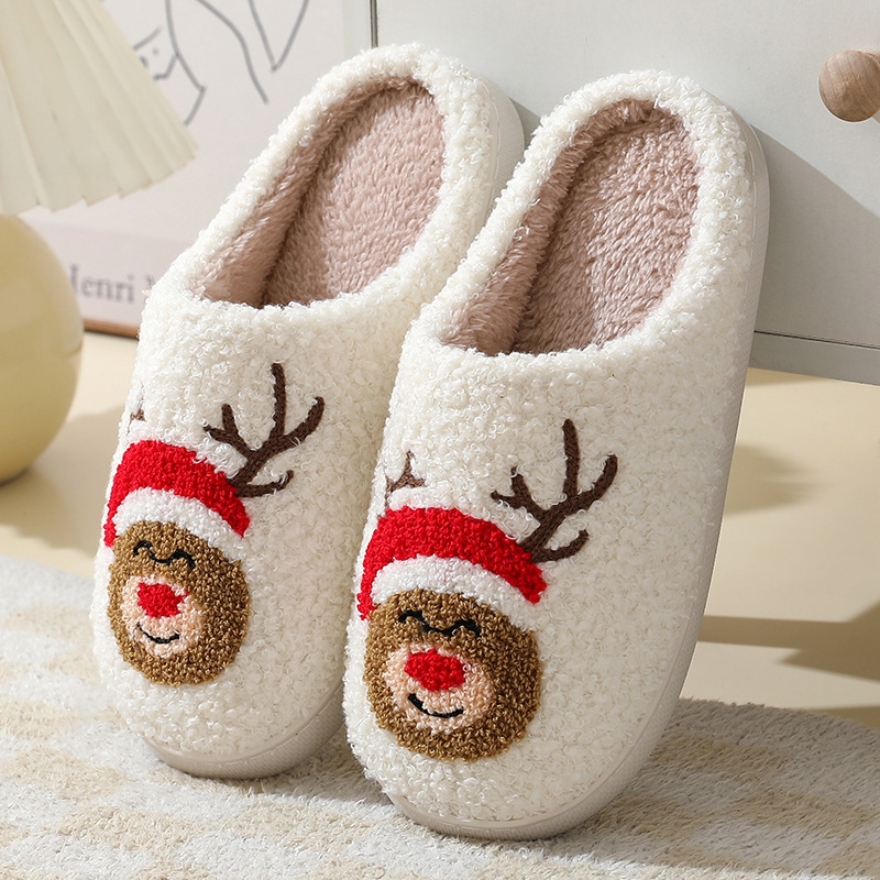 Warme Pelzschuhe für Paare im Winter