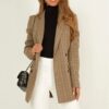 Damen Jacken Mäntel Oberbekleidung Khaki