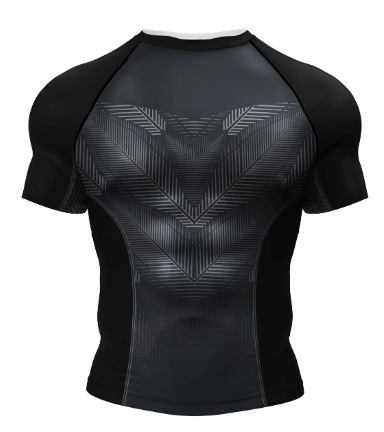 Herren-Kurzarmshirt mit 3D-Digitaldruck
