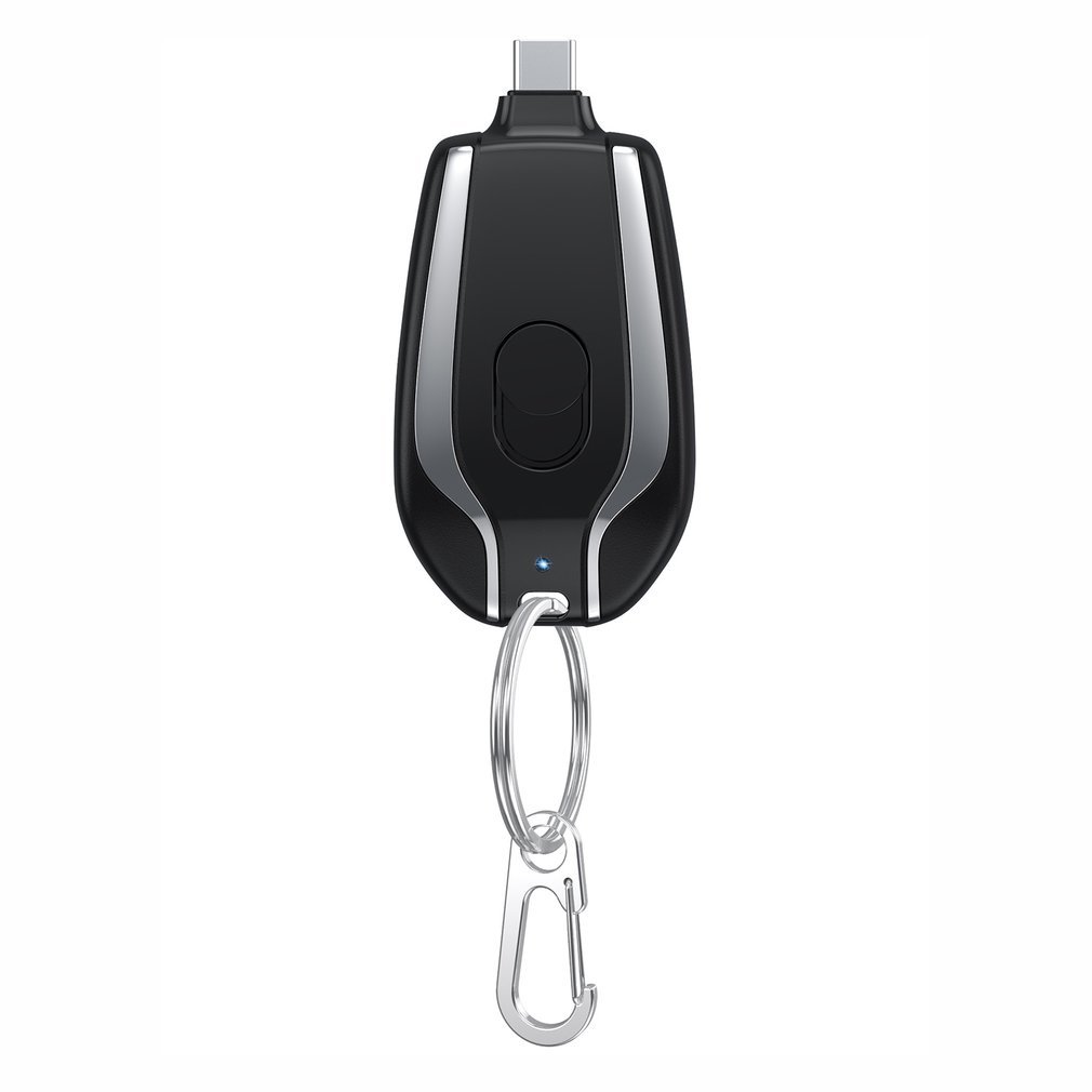Mini 1500 mAh Schlüsselanhänger-Ladegerät Typ-C Fast Power Bank