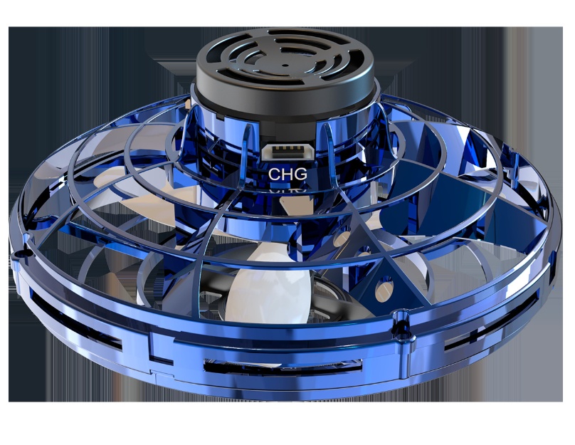 Mini LED UFO Spinner Drohne Spielzeug Flying Gyro für Kinder