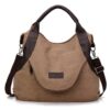 Handtaschen Damen Minimalist Retro Schulter Umhängetasche Vintage Canvas Tasche