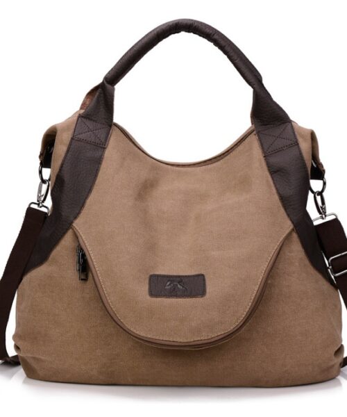 Handtaschen Damen Minimalist Retro Schulter Umhängetasche Vintage Canvas Tasche