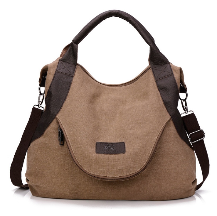 Handtaschen Damen Minimalist Retro Schulter Umhängetasche Vintage Canvas Tasche