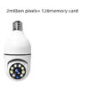 WiFi 1080P Kameralampe E27 4X Zoom 5G Alarmmonitor