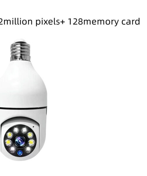 WiFi 1080P Kameralampe E27 4X Zoom 5G Alarmmonitor