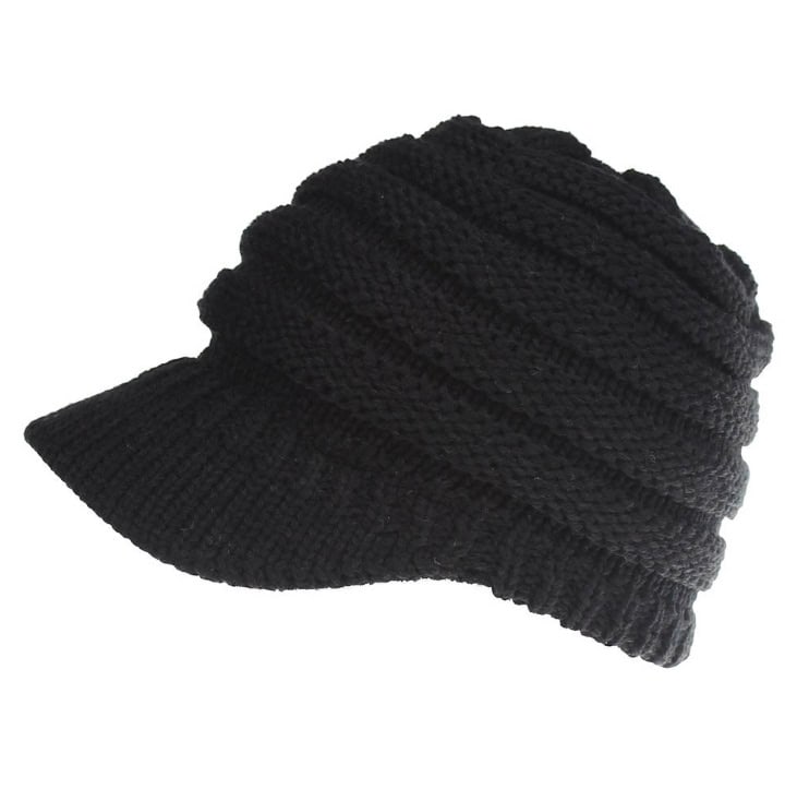 Frauen Pferdeschwanz Mützen Herbst Winter Hüte Weibliche Weiche Stricken Caps Warme Damen Skullies