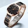 Modische wasserdichte Damen-Quarz-High-End-Uhr