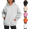 Übergroße Kapuzenpullover für Damen