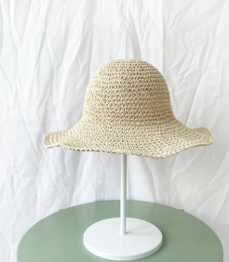 Sommerausflug-Sonnenschutzhut für Frauen mit faltbaren Strohhüten