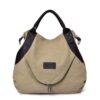 Handtaschen Damen Minimalist Retro Schulter Umhängetasche Vintage Canvas Tasche
