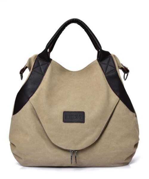 Handtaschen Damen Minimalist Retro Schulter Umhängetasche Vintage Canvas Tasche