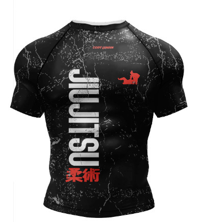 Herren-Kurzarmshirt mit 3D-Digitaldruck