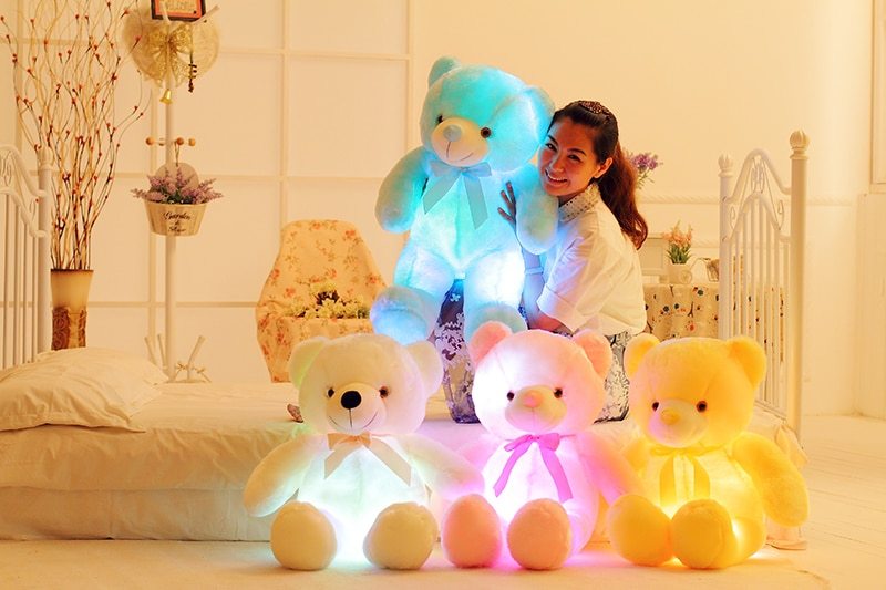 LED-Leucht-Teddybär-Plüschtier