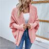 Neuer lockerer Strickpullover