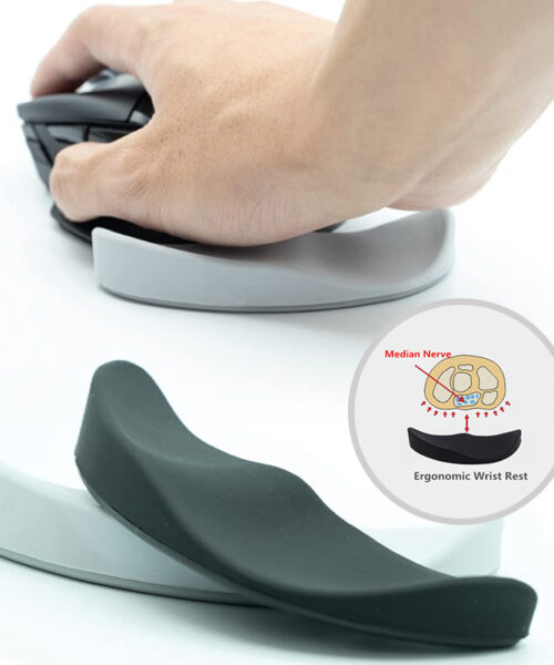 Ergonomische Maus-Handgelenkauflage aus Silikongel für Bürospiele