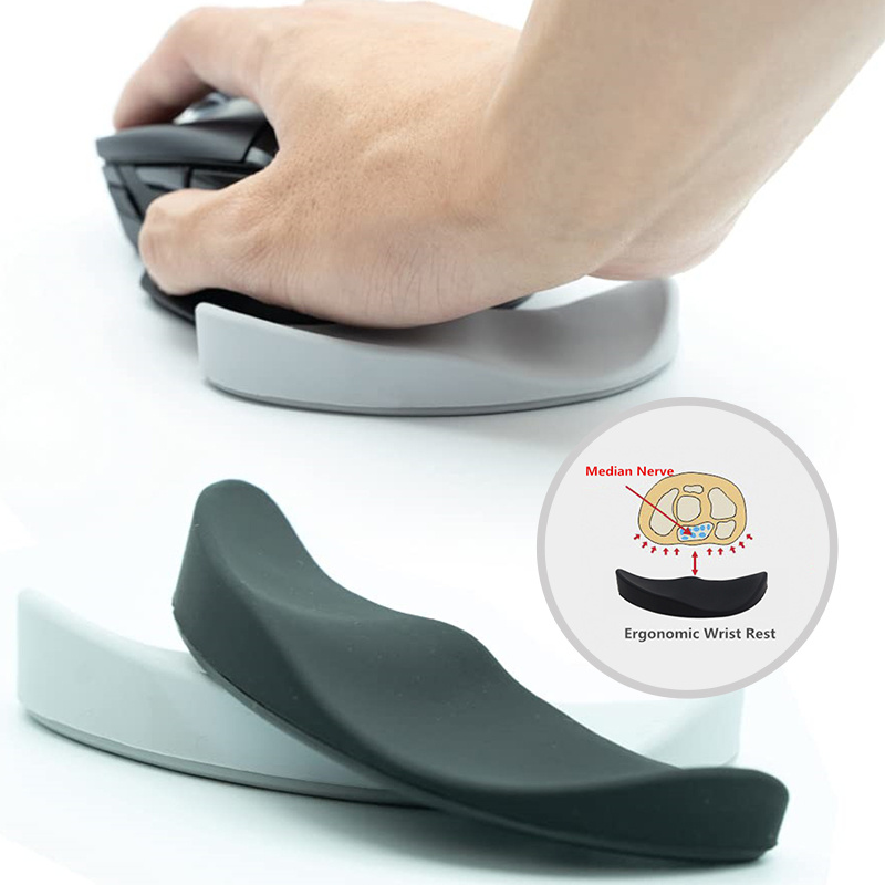 Ergonomische Maus-Handgelenkauflage aus Silikongel für Bürospiele