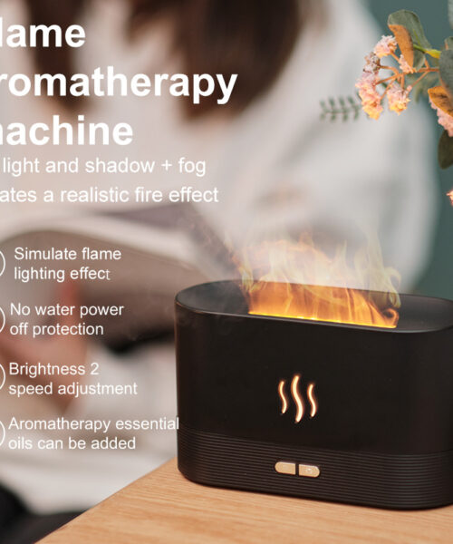 Feuerflammen-Aromadiffusor Ultraschall-Luftbefeuchter 2022