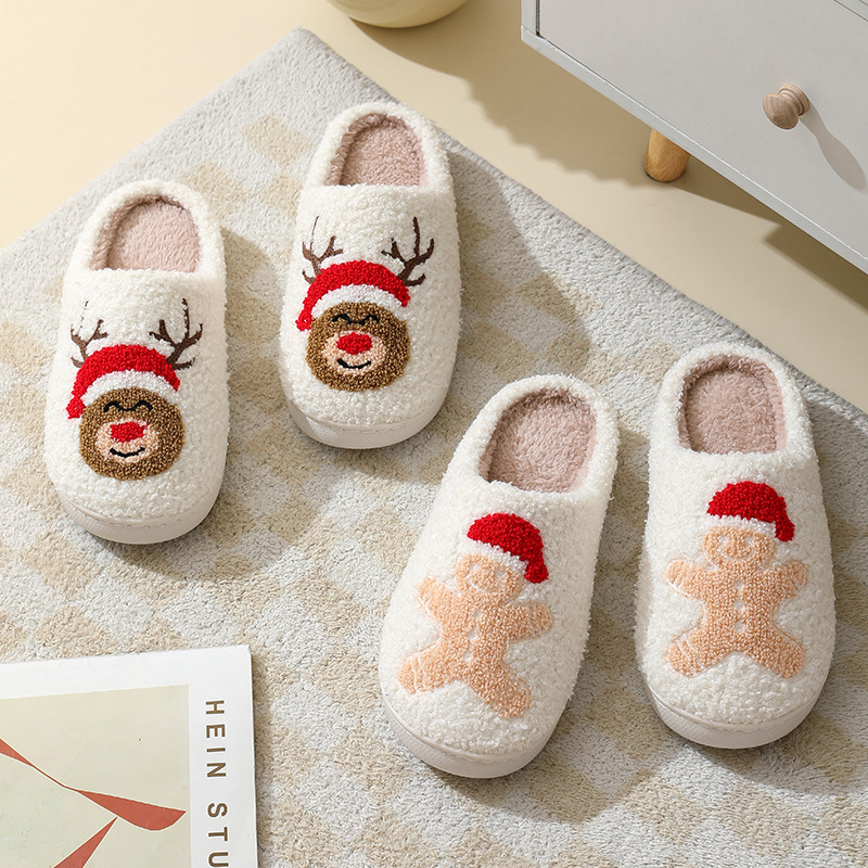 Warme Pelzschuhe für Paare im Winter