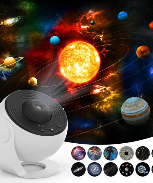 Galaxy Nachtlichtprojektor 360° Sternenhimmellampe für Kinder