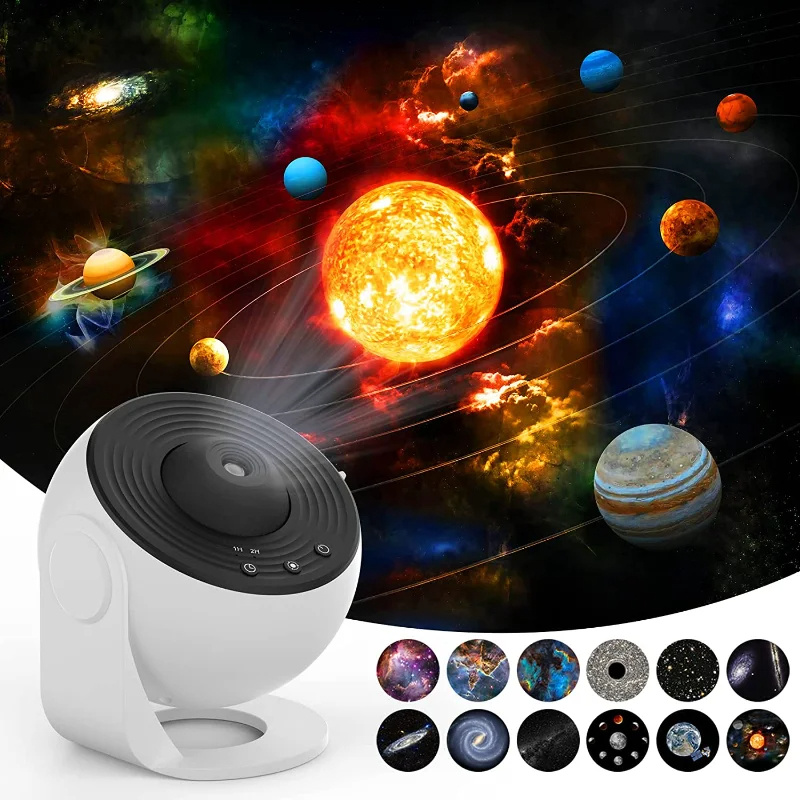 Galaxy Nachtlichtprojektor 360° Sternenhimmellampe für Kinder