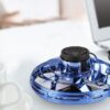 Mini LED UFO Spinner Drohne Spielzeug Flying Gyro für Kinder